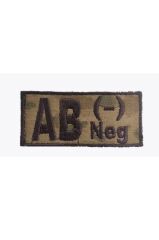 Single Sword Nakış Kan Grubu Patch - Peç JAN - AB RH (-)