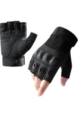 Single Sword Yarım Parmak Taktik Eldiven Bisiklet Motosiklet Outdoor Eldiven BEJ - 2XL