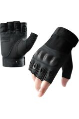 Single Sword Yarım Parmak Taktik Eldiven Bisiklet Motosiklet Outdoor Eldiven HAKİ - 2XL