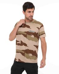 Yakasız Kısa Kol T-Shirt Jambar Ç.KAMUFLAJ - XL