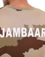 Yakasız Kısa Kol T-Shirt Jambar Ç.KAMUFLAJ - XL