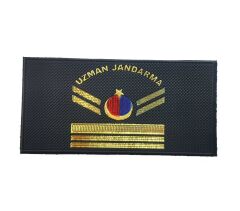 Single Sword ''Uzman Jandarma'' Yazılı Harici Mini Rütbe UZM.ÇVŞ.8
