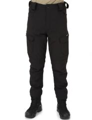 Single Sword Rüzgar Geçirmez Softshell Pantolon SİYAH - XS