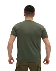Single Sword Bisiklet Yaka Kısa Kol Taktik T-shirt HAKİ - 2XL
