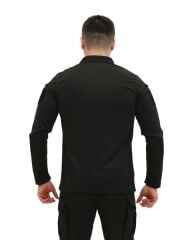 Single Sword Polo Yaka Uzun Kol Taktik T-Shirt AÇIK BEJ - 2XL