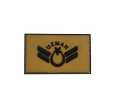 Single Sword Plastik Patch Peç Combat Rütbe BEJ - UZM.ÇVŞ