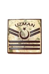 Single Sword Uzman Yazılı Plastik Jandarma Eğitim Rütbesi UZM.ÇVŞ.7