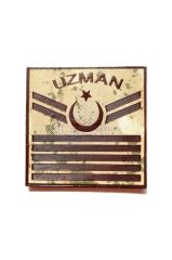 Single Sword Uzman Yazılı Plastik Jandarma Eğitim Rütbesi UZM.ÇVŞ.7