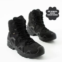 Single Sword SS611 Su Geçirmez Asker Polis Kısa Tactical Bot 36 - Siyah