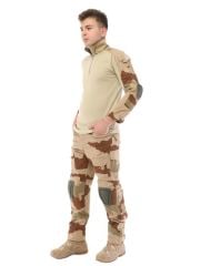 Single Sword Dizlikli Kamuflaj Tactical Erkek Pantolon - Outdoor Taktik Pantolon MULTİCAM - 3XL