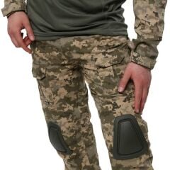 Single Sword Dizlikli Kamuflaj Tactical Erkek Pantolon - Outdoor Taktik Pantolon MULTİCAM - 3XL