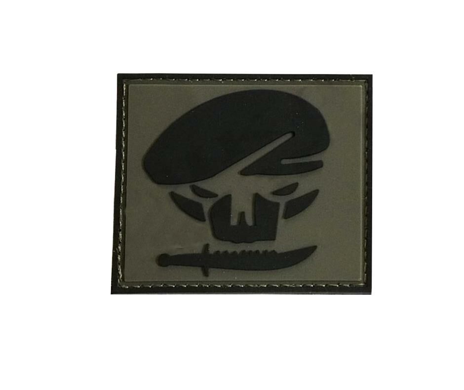 Single Sword BERE-BIÇAK Plastik Patch - Peç 6Cm X 6Cm HAKİ