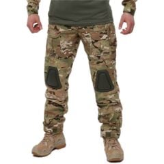 Single Sword Dizlikli Kamuflaj Tactical Erkek Pantolon - Outdoor Taktik Pantolon MULTİCAM - 3XL