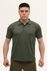Single Sword Regular Fit Polo Yaka Kısa Kollu Erkek Tişört BEJ - 2XL