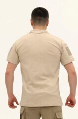 Single Sword Regular Fit Polo Yaka Kısa Kollu Erkek Tişört 2XL - KAHVERENGİ