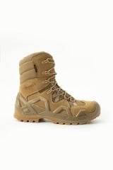 SS603 Su Geçirmez Bağcıklı Taktilk/outdoor Kışlık Askeri Uzun Bej Çöl Botu BEJ - 47