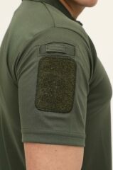 Single Sword Regular Fit Polo Yaka Kısa Kollu Erkek Tişört HAKİ - XL