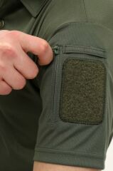 Single Sword Regular Fit Polo Yaka Kısa Kollu Erkek Tişört HAKİ - XL