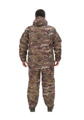 Single Sword Su&Rüzgar Geçirmez Softshell Kışlık Erkek Mont (Kapüşonu Çıkabilen) MULTİCAM - 2XL