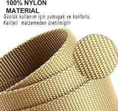 Single Sword Kobra Kemer 125 Cm X 3.8 Cm - Taktik Outdoor ve Koruma Pantolon Kemeri BEJ