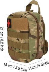 Single Sword Su Geçirmez Taktik Medikal İlk Yardım Çantası (Boş) MULTİCAM