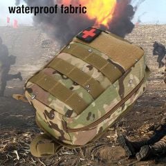 Single Sword Su Geçirmez Taktik Medikal İlk Yardım Çantası (Boş) MULTİCAM