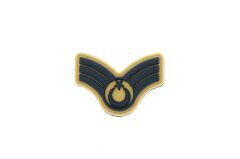 Single Sword Plastik Patch (Peç) Astsubay Rütbe ASB.KÜÇVŞ - ASB.KÜÇVŞ