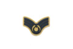 Single Sword Plastik Patch (Peç) Astsubay Rütbe ASB.ÜÇVŞ - ASB.ÜÇVŞ