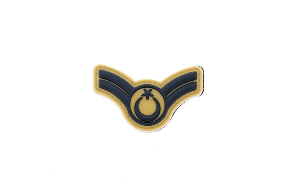 Single Sword Plastik Patch (Peç) Astsubay Rütbe ASB.ÇVŞ - ASB.ÇVŞ
