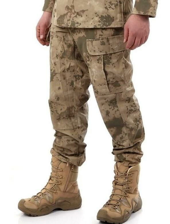 Single Sword Jandarma Eğitim Pantolonu Kamuflaj Desen 42