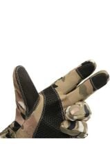 Single Sword Softshell Soğuk, Rüzgar ve Su Geçirmez Dokunmatik Eldiven, Motosiklet ve Taktik Eldiven SİYAH - XL