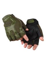 Mechanix Yarım Parmak Eldiven- Taktik Destekli Mexhanix Kadın Erken unisex Eldiven XL - HAKİ