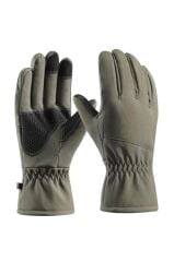Single Sword Softshell Soğuk, Rüzgar ve Su Geçirmez Dokunmatik Eldiven, Motosiklet ve Taktik Eldiven HAKİ - XL