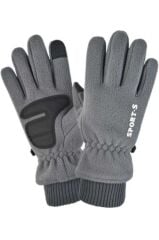 Single Sword Dokunmatik Polar Eldiven GRİ