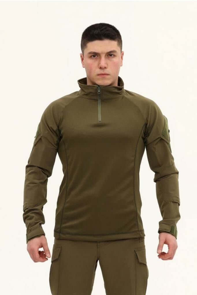 Single Sword Erkek&Kadın Taktik Kombat T-shirt HAKİ - S