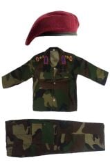 Single Sword Çocuk Asker Kıyafeti USA - 6