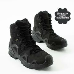 Single Sword SS611 Su Geçirmez Asker Polis Kısa Tactical Bot SİYAH - 37