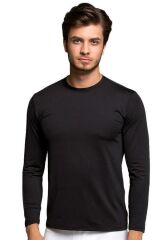 Thermoform HZT18001 Microfiber Uzun Kollu Fanila SİYAH - L