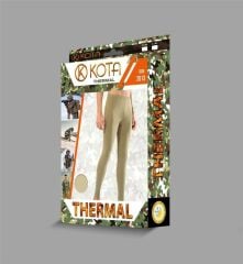 Kota 2013 Termal İçlik Alt Askeri Termal İçlik Sıcak Termal Alt İçlik BEJ - M-L