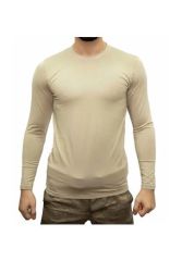 Single Sword Uzun Kol Microfiber T-Shirt - Tişört HAKİ - XL