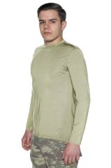 Single Sword Uzun Kol Microfiber T-Shirt - Tişört SİYAH - XL