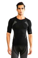 HZT14024 Thermoform Extreme Erkek Seamless Termal Tişört SİYAH - L-XL