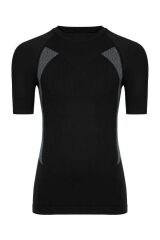 HZT14024 Thermoform Extreme Erkek Seamless Termal Tişört SİYAH - L-XL