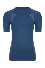 HZT14024 Thermoform Extreme Erkek Seamless Termal Tişört LACİVERT - M-L