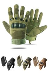 Single Sword Taktik Askeri Eldiven, Polis Eldiveni, Motosiklet ve Bisiklet Eldiveni 2XL - HAKİ