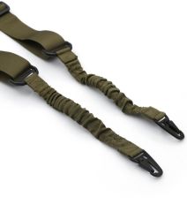 Single Sword Çift (İki) Nokta Yaylı Askı Kayışı KAHVE