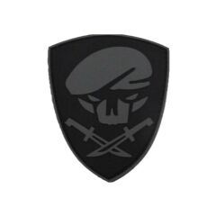 Single Sword Komando Bere-Bıçak Plastik Patch - Peç KIRMIZI1