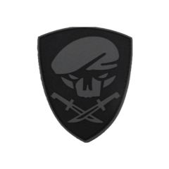 Single Sword Komando Bere-Bıçak Plastik Patch - Peç KIRMIZI1