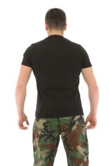 Single Sword Bisiklet Yaka Kısa Kollu Baskılı Kadın&Erkek T-Shirt HAKİ - XL
