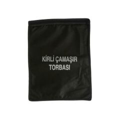 Single Sword Fermuarlı Bedelli & Acemi Asker Kirli Çamaşır Torbası, Siyah